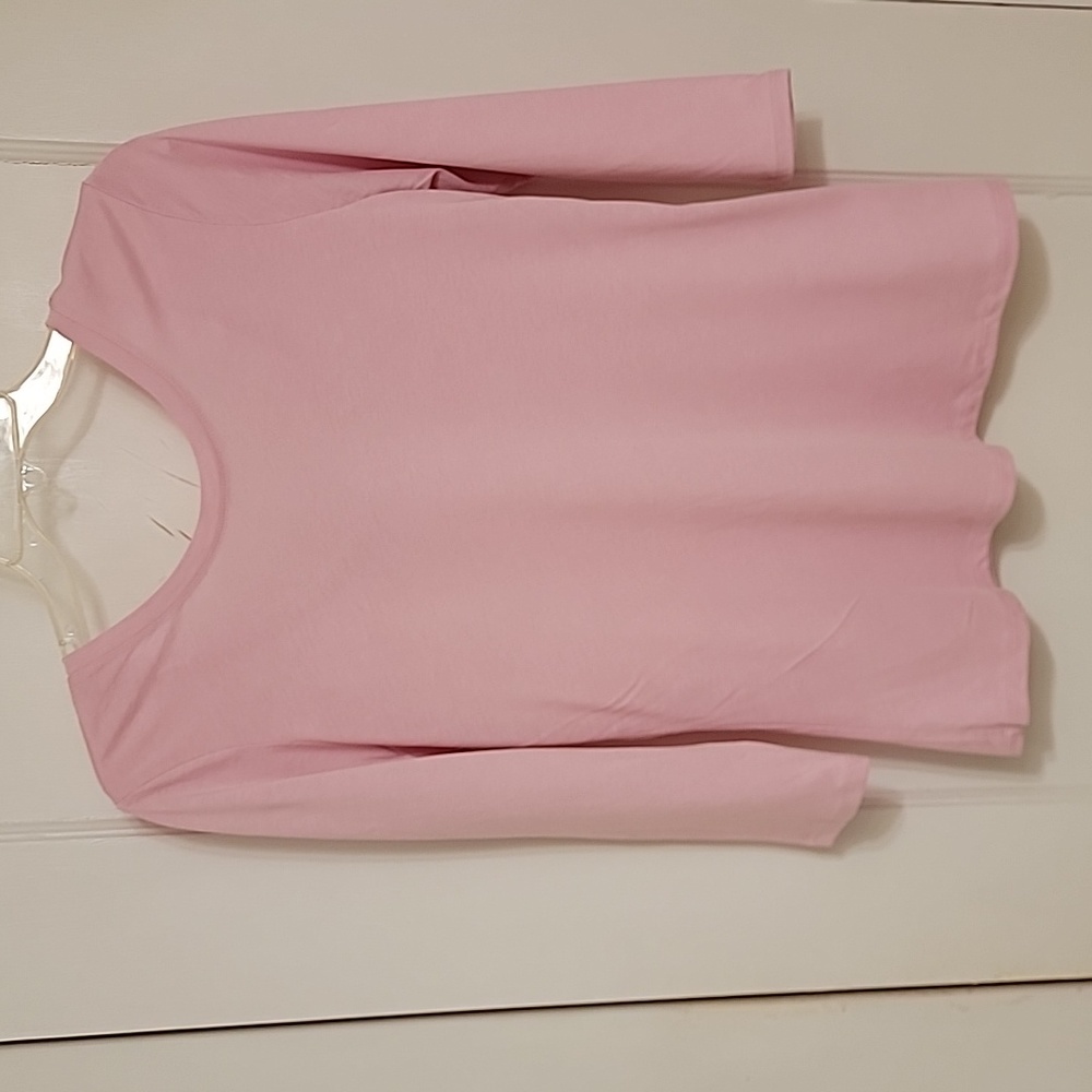 Boden 3/4 sleeved pink knit shirt